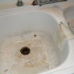 before sink was repaired